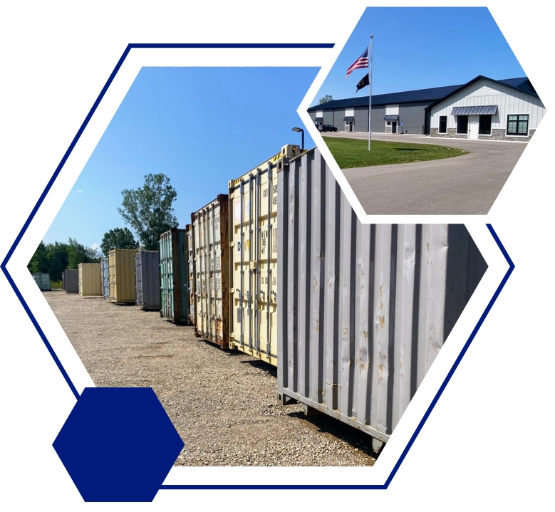 Commercial and industrial storage container rentals for warehouses, retail buildouts and seasonal overflow across Michig