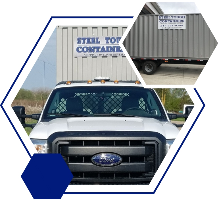 Construction jobsite storage containers delivered fast across Detroit, Lansing, Ann Arbor, Flint and Battle Creek. Call 
