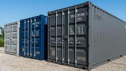 Steel roll-off container in Lansing MI